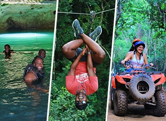 Jungle Adventures: ATV, Zip line and Cenotes with Caverns