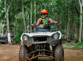 Jungle Adventures: ATV, Zip line and Cenotes with Caverns