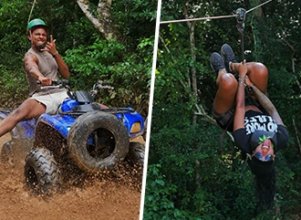 Jungle Adventures: ATV, Zip line
